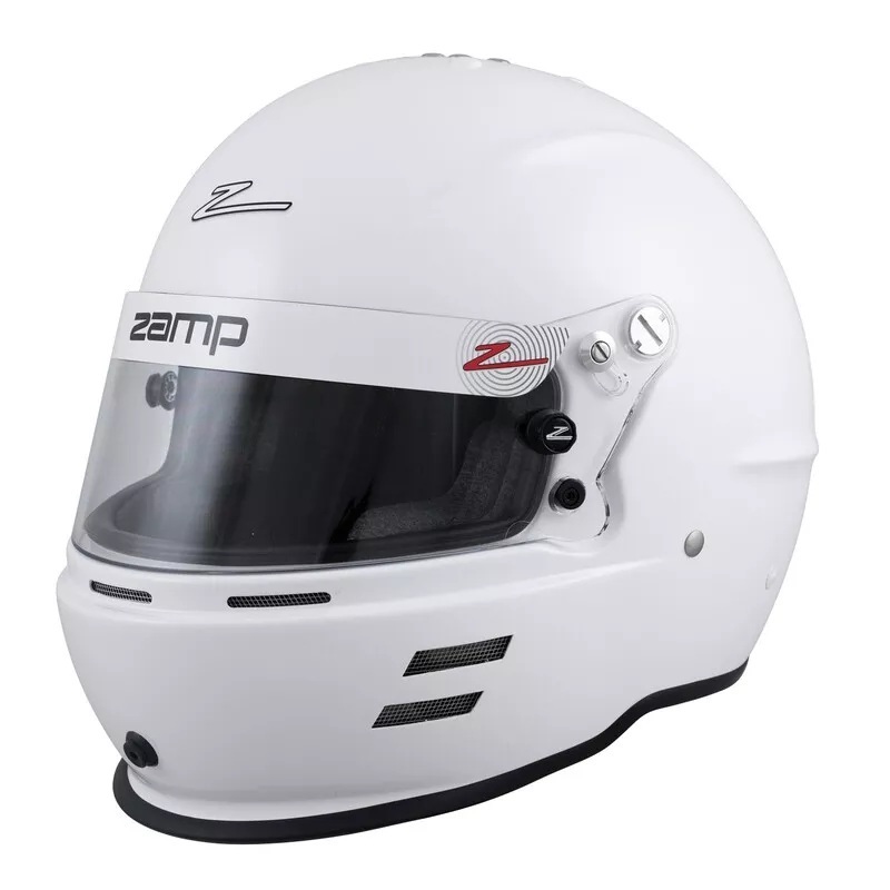 Zamp RZ-60 Helmets H766001S Helmet, RZ-60, Full Face, Gloss White, Fire-Retardant Fabric, Snell SA2020, Small, Each thumbnail 9