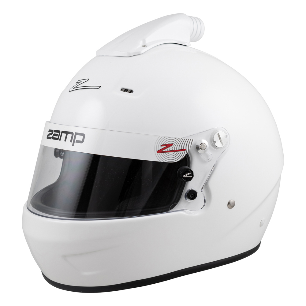 Zamp RZ-56 Air Helmets H771001XXX Helmet, Air, Full Face, Gloss White, Fire-Retardant Fabric, Snell SA2020, 3X-Large, Each thumbnail 5
