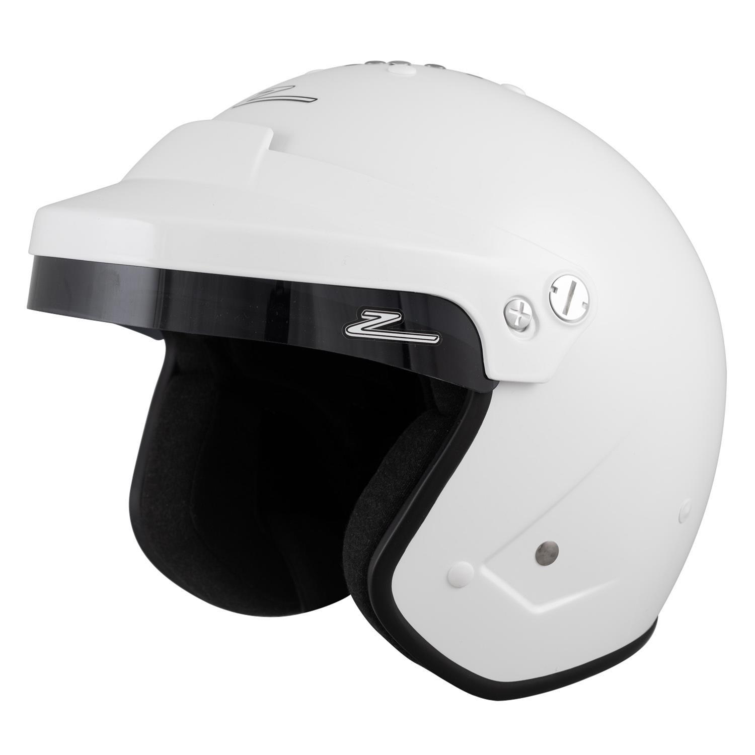 Zamp RZ-18H Helmets H774001L Helmet, RZ-18H, Half, White, Gloss Finish, Snell SA2020, Large, Each thumbnail 6