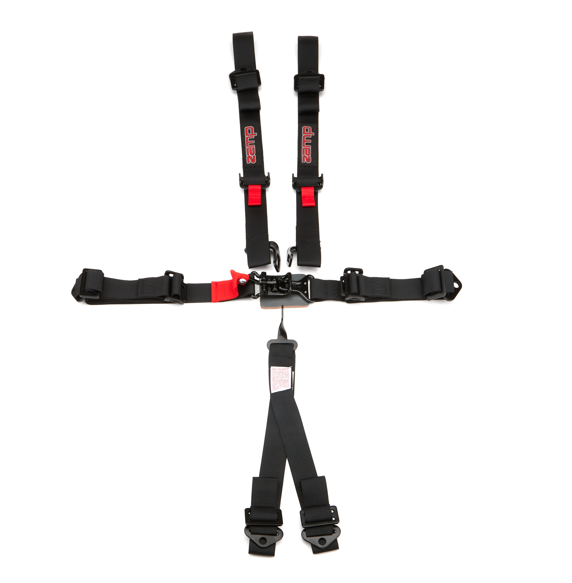 ZAMP — ZAMP Harness 6pt Black L&L 2in Shoulder SFI 16.1