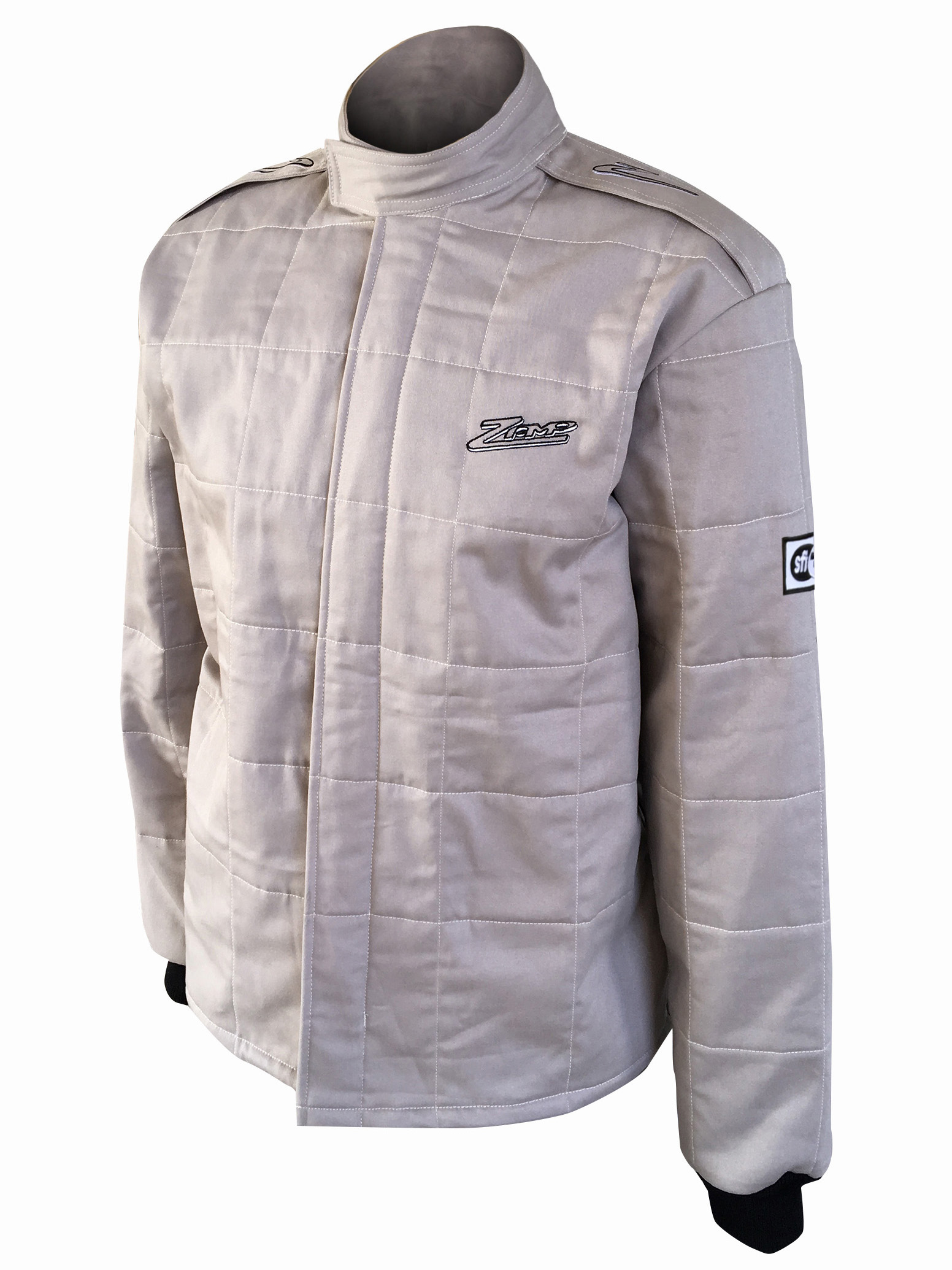 Zamp ZR-30 Race Jackets R03J015XL Driving Jacket, Race, Three Layers, Fire-retardant Cotton, Gray, SFI 3.2A/5, Men's X-Large, Each thumbnail 3