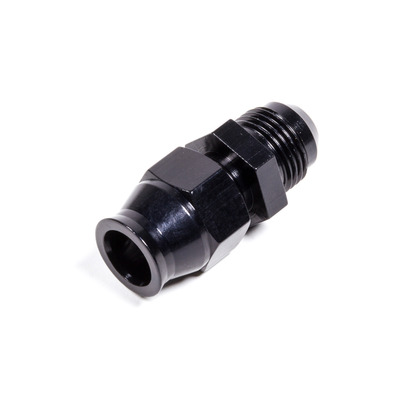 6AN Male to 1/4in Tube Adapter Fitting  Black FRAGOLA 892004-BL 