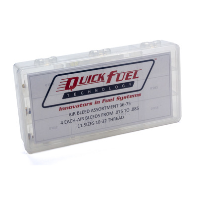 Quick Fuel Technology 36-75 Air Bleed Assortment Kit .075in .085in 